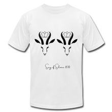 Load image into Gallery viewer, Twin Fawns | Unisex Jersey T-Shirt - white
