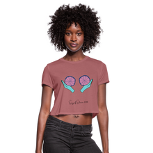 Load image into Gallery viewer, Citrus Boobs | Cropped T-Shirt - mauve
